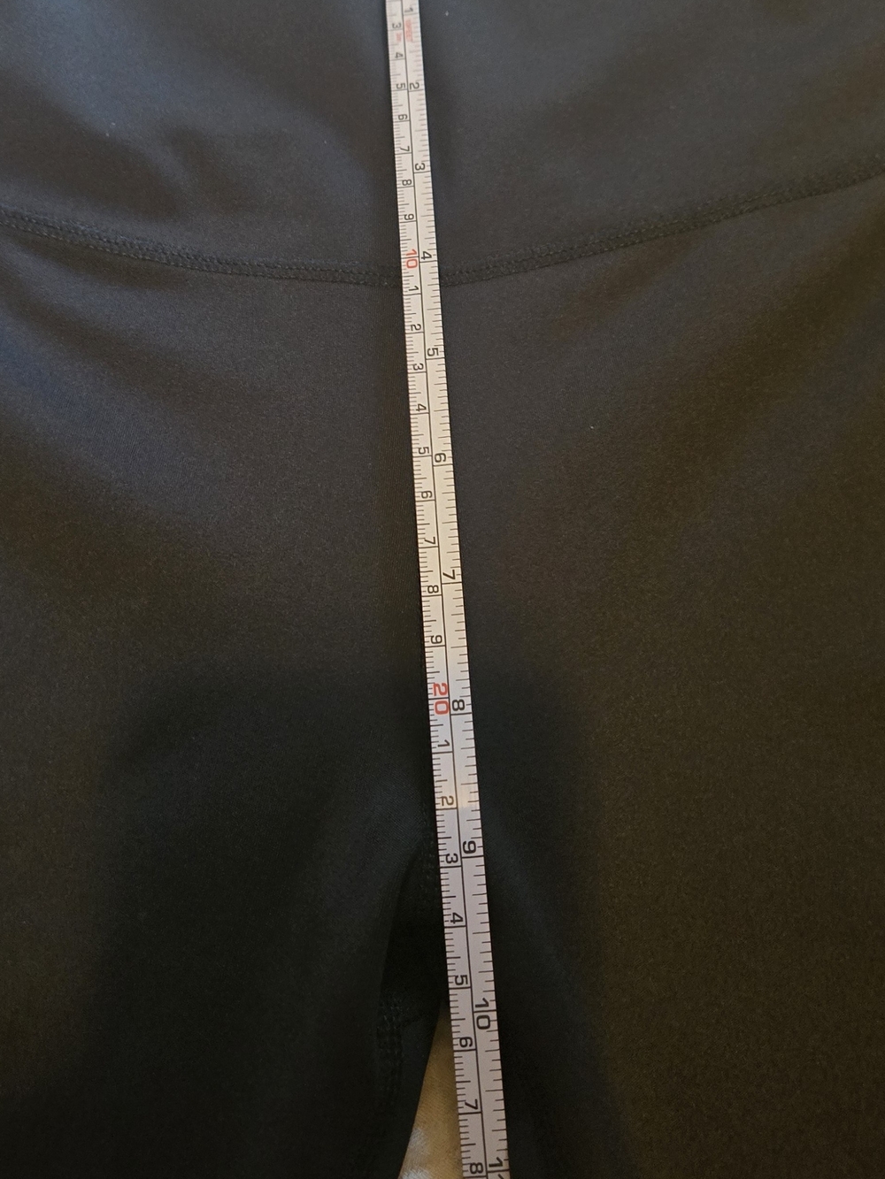 High-Waist Black Flare Leggings - Sleek Everyday Leggings - Picture 6 of 9